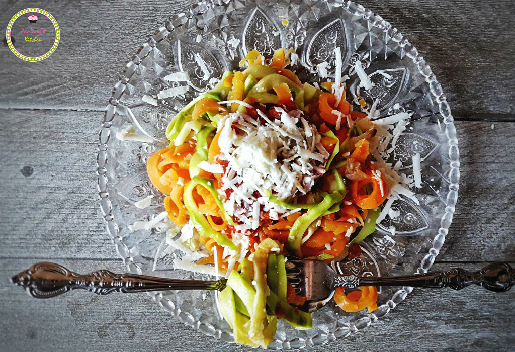 linguine λαχανικών με αλμυρό τυρί Μαστέλο-Μαστέλο-τυρί-Χίος-λαχανικά